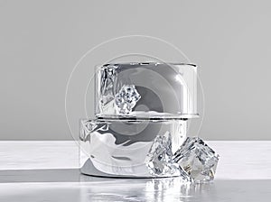 An isolated background shows two chunks of metallic neodymium symbolizing strength and industrial use. photo