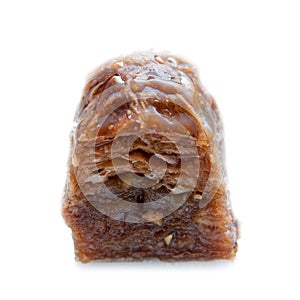 Isolated baklava delicacy