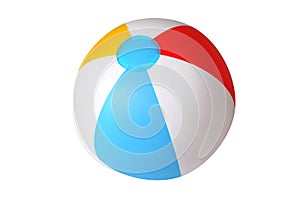 Isolated beach ball