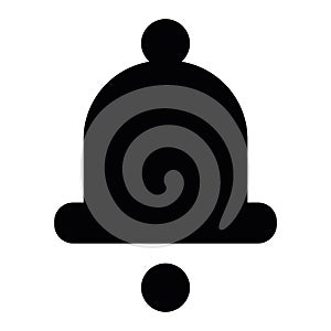 Isolated bell icon Flat design Vector