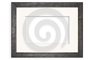 Isolated black picture frame