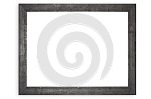 Isolated black picture frame