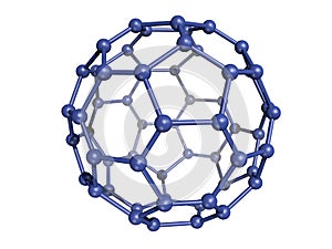 Isolated Blue C60 Fullerene