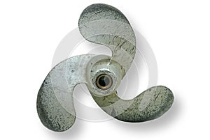 Isolated Boat Propeller