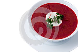 Isolated borsch