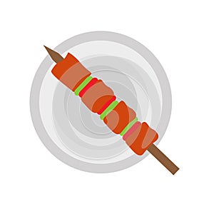 Isolated brochette icon