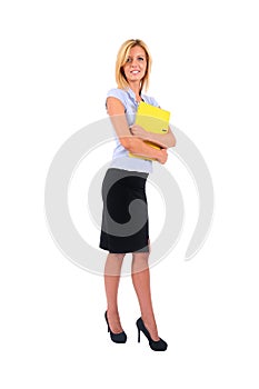 Isolated Business Woman