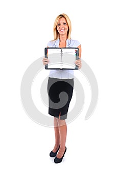 Isolated Business Woman