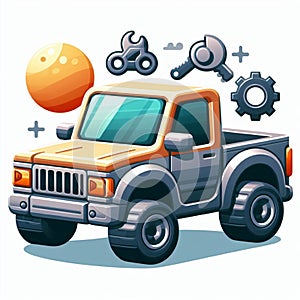 isolated car clipart whit background