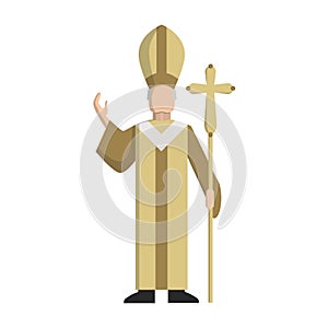 Isolated catholic pope.