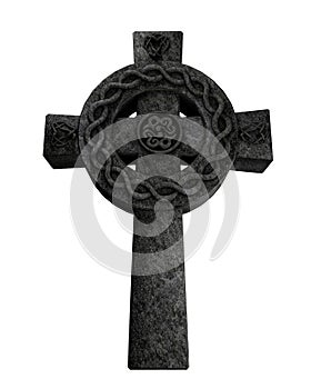 Isolated celtic cross