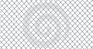 Isolated Chain-Link Fence