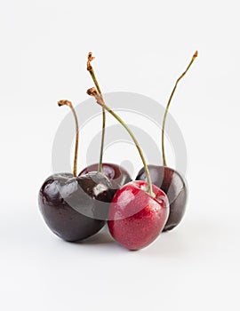 Isolated Cherries