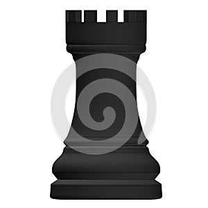 Isolated chess piece 3d illustration