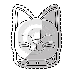 Isolated china cat design photo