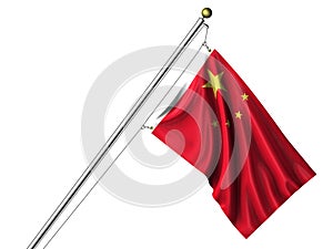 Isolated Chinese Flag