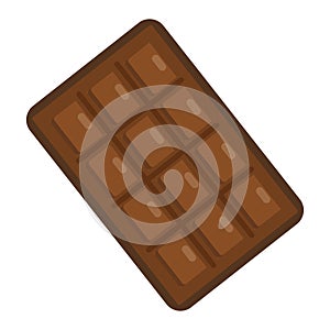 Isolated chocolate candy bar icon