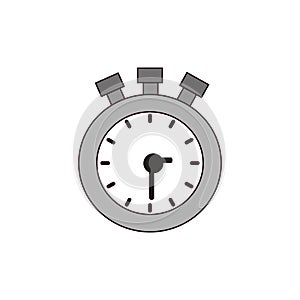 Isolated chronometer icon Sport timer Timekeeper