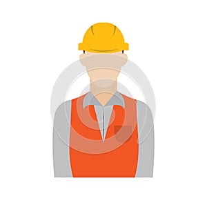 Isolated civil engineer icon