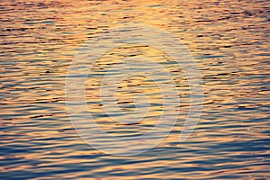 Isolated close-up of ripples