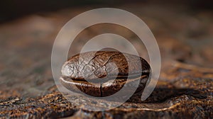 The Isolated Coffee Bean.AI generated image