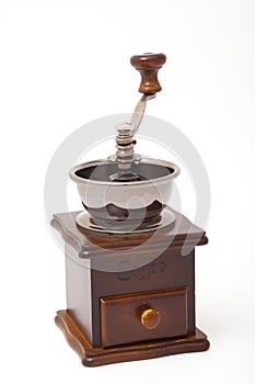 Isolated coffee bean grinder