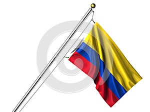 Isolated Colombian Flag