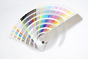 Isolated color guide - chart