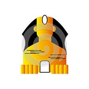 Isolated colored egypt sphynx icon Vector