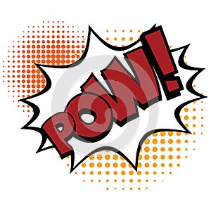 Isolated comic expression