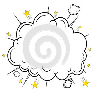 Isolated comic expression