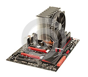 Isolated Computer motherboard