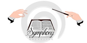 Conductor hands icon