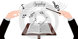 Conductor hands icon