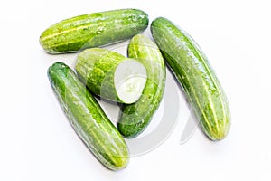 Isolated - Cucumbers