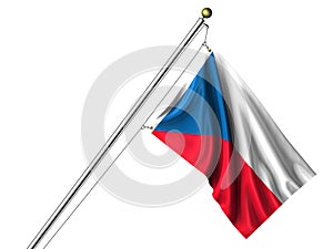 Isolated Czech Flag