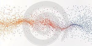 Isolated Data Points on a Clean White Backdrop