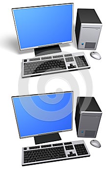 Isolated desktop computer