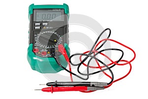 Isolated digital multimeter with probes