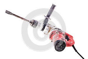 Isolated dirty rotary hammer