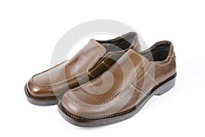 Isolated dress shoes