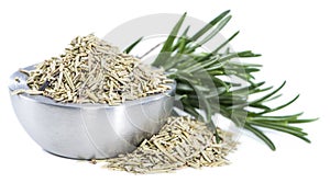 Isolated dried Rosemary