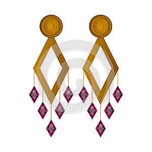 Isolated earrings image