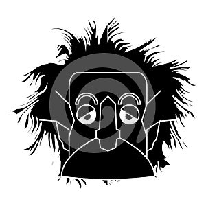 Isolated Einstein silhouette