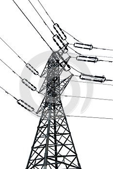 Isolated Electricity Pylon