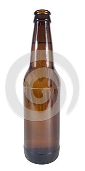 Empty Brown Beer Bottle