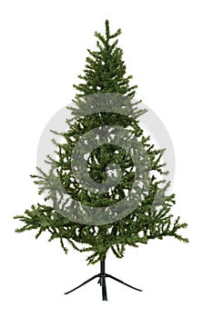 Isolated fake christmas tree photo