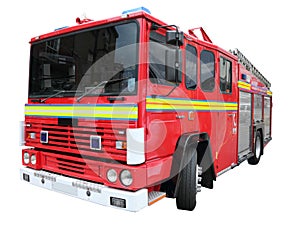 Isolated Fire Engine