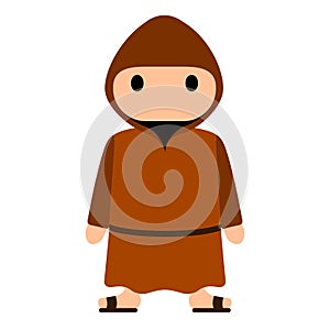 Isolated franciscan monk