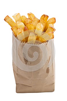 Isolated french fries photo
